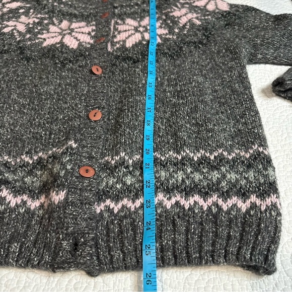 Vintage Paris Sport Club Women’s Cardigan Sweater Button Closure grey Normcore S - Picture 5 of 7